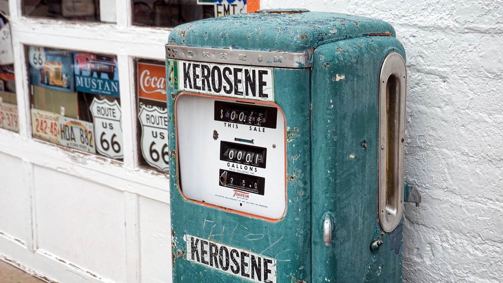 old kerosene fuel pump