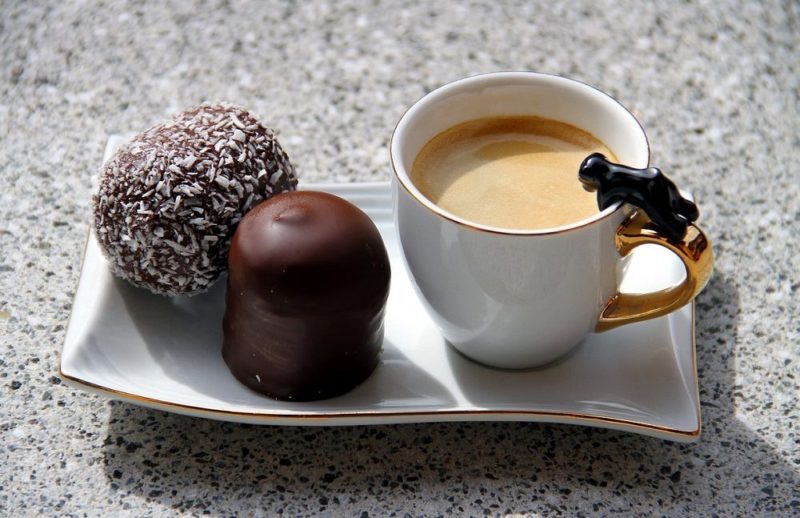 Vegetarians can eat food like coffee and chocolate -- but their carbon footprint rates high.