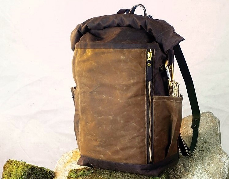 waxed canvas bag