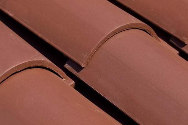 terra cotta barrel tiles